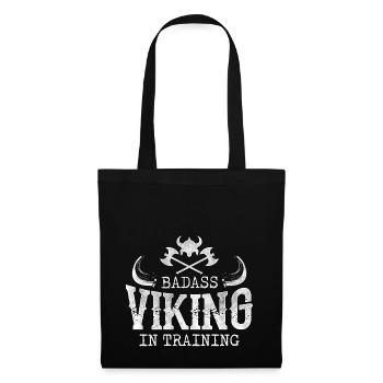 Badass dans la formation Viking - Sac en tissu - noir - Devant