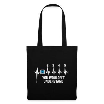 motorcycle shirt - Tote Bag - black - Front