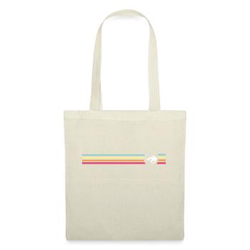 Snowboard Retro Design - Sac en tissu - nature - Devant