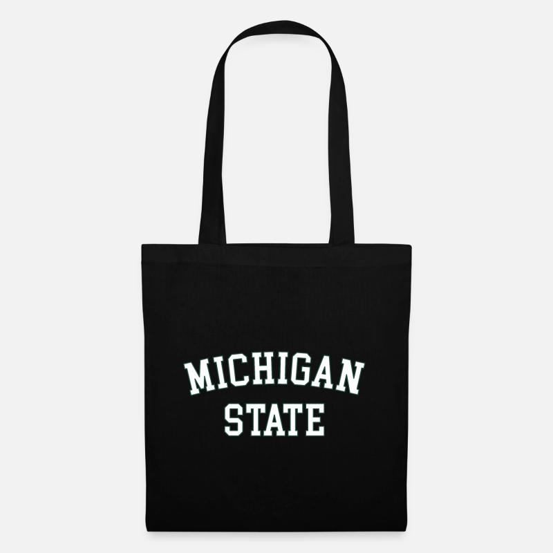 MSU Michigan State University - Stoffbeutel - Schwarz