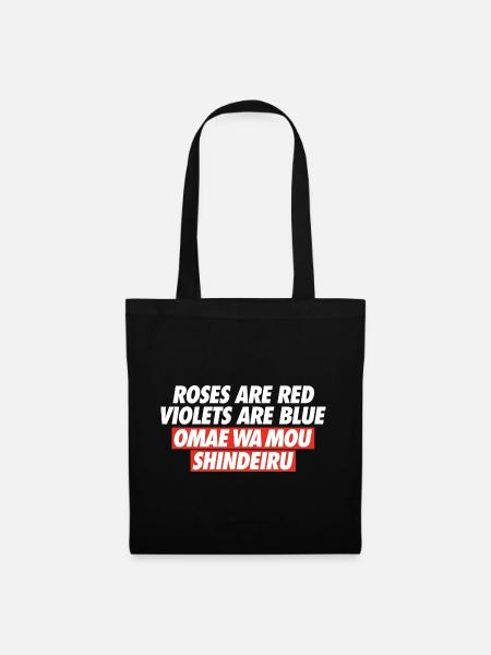 OMAE WA MOU SHINDEIRU - Tote Bag - black