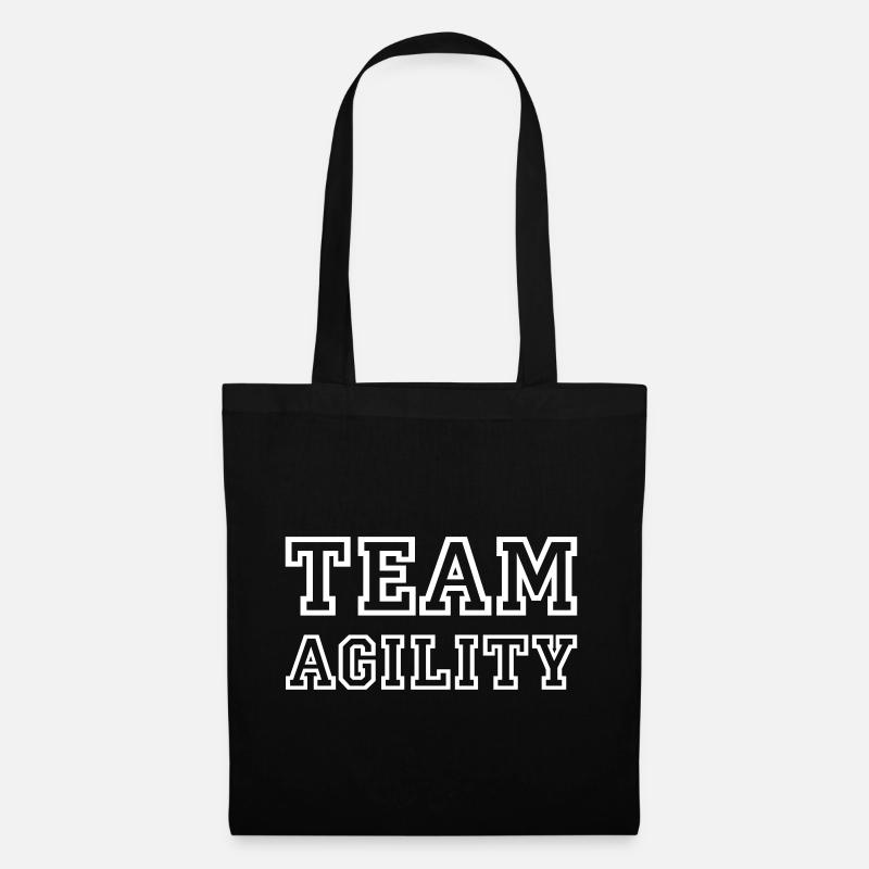 Team Agility - Stoffbeutel - Schwarz