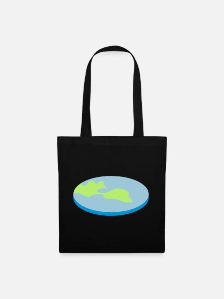 FLATEARTH - Sac en tissu - noir