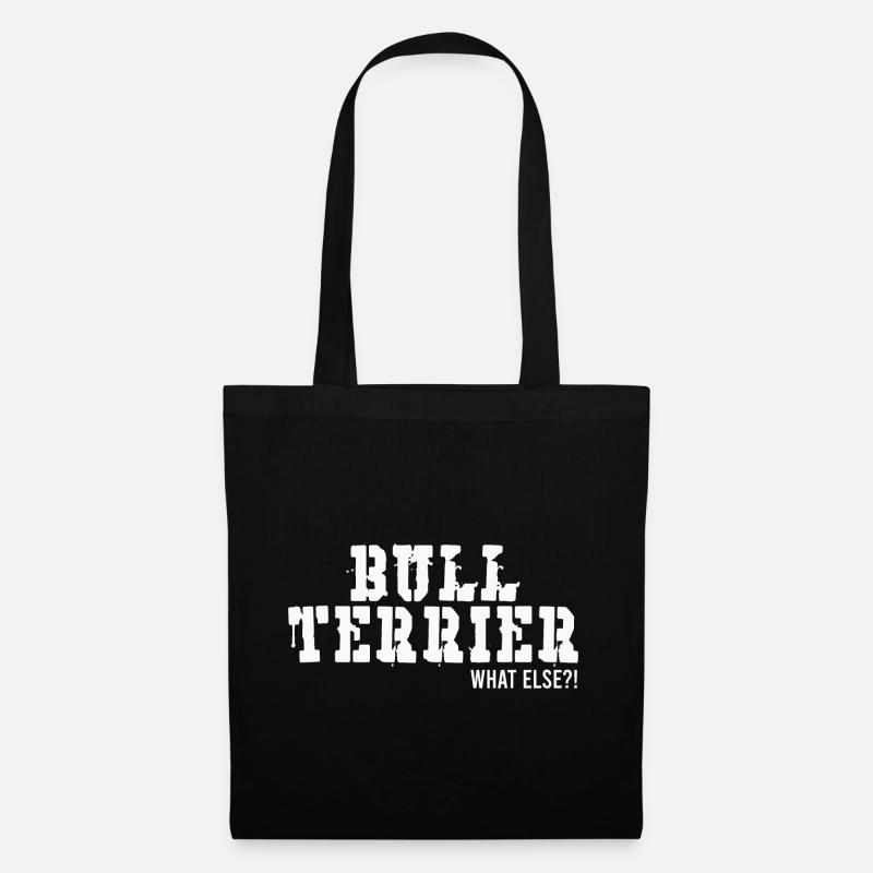 Bullterrier Hundeliebhaber Geschenkidee - Stoffbeutel - Schwarz