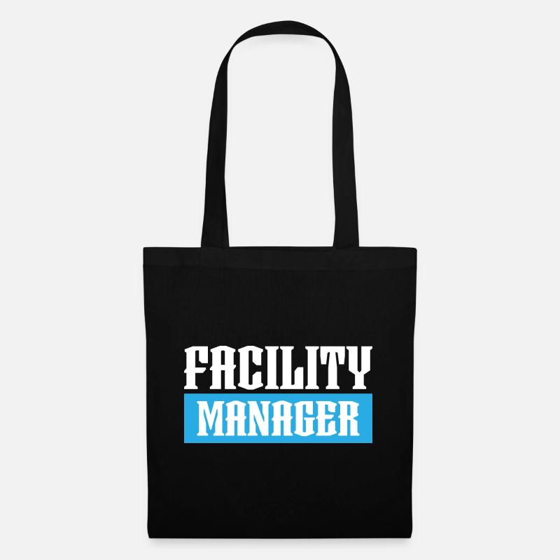 facility manager tshirt schwarz - Stoffbeutel - Schwarz