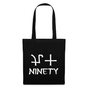 Ninety - Japanese birthday shirt - Tote Bag - black - Front