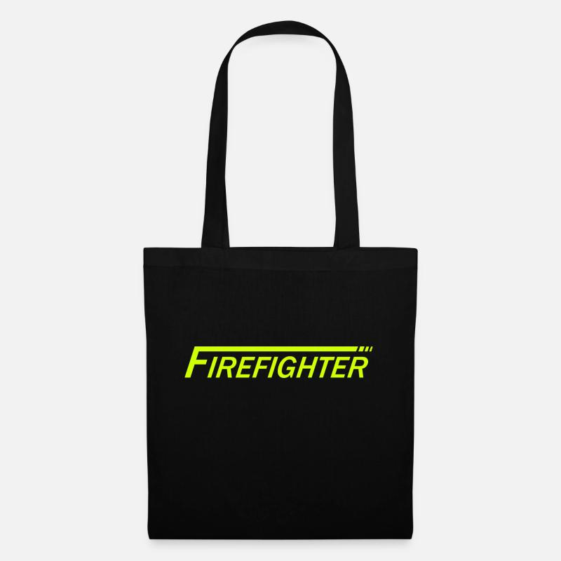 Firefighter - Stoffbeutel - Schwarz