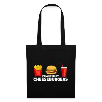 Cheeseburger Cheese Sandwich Hamburger - Tote Bag - black - Front