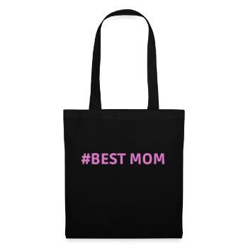 #Best Mom Supermama Mummy Heart - Tote Bag - black - Front