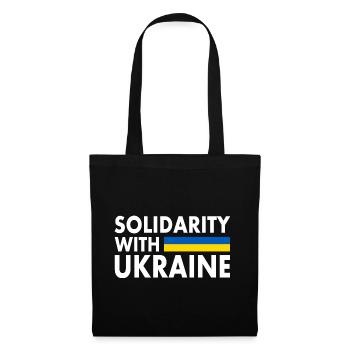 Solidarity with ukraine - Sac en tissu - noir - Devant