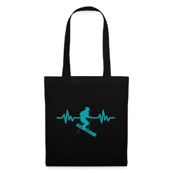 Heartbeat Ski Ski freestyle - Sac en tissu - noir - Devant