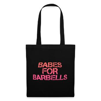 Babes For Barbells 3 - Stoffbeutel - Schwarz - Vorne