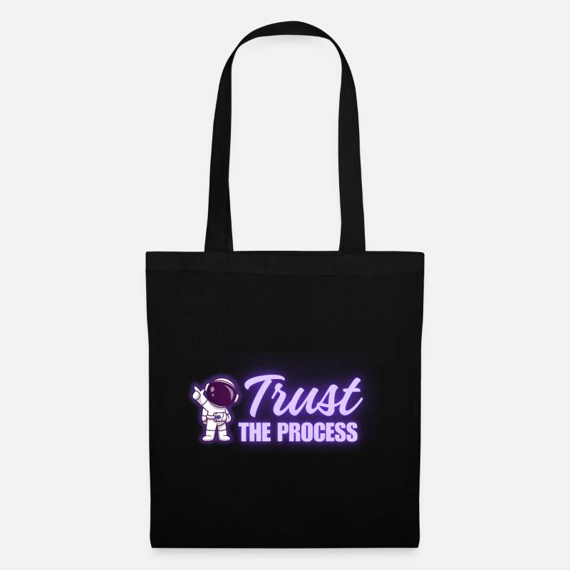 Trust the process - Sac en tissu - noir
