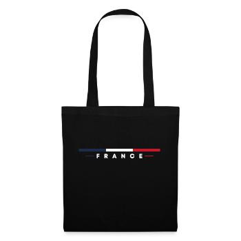 France likes <3 - Tote Bag - black - Front