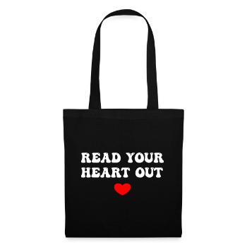 Read Your Heart Out - Tote Bag - black - Front