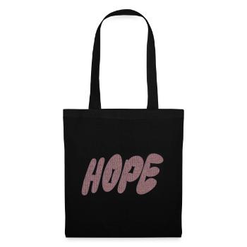 Hope – Tricot - Sac en tissu - noir - Devant