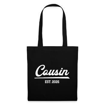 Cousin 2026 Cousins Birthday Anniversary Cousin - Tote Bag - black - Front