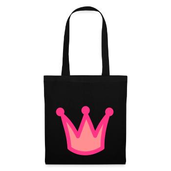 Princesses Crown Pink - Tote Bag - black - Front