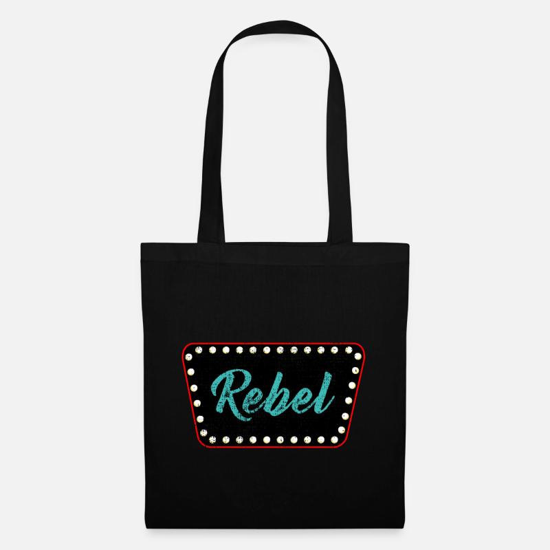 Rockabilly Rockabella Psychobilly - Stoffbeutel - Schwarz