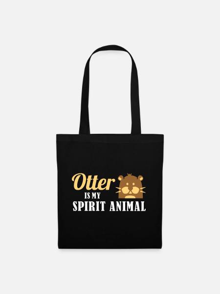 otter - Tote Bag - black