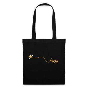 Bee happy Beekeeper Gift Beekeeping Beekeeping Beekeeping - Tote Bag - black - Front