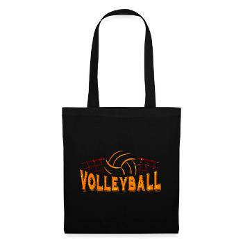 Volley-ball - Sac en tissu - noir - Devant