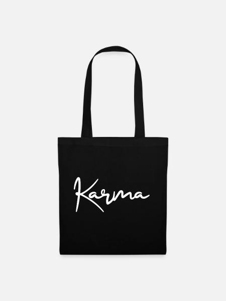 Karma - Stoffbeutel - Schwarz