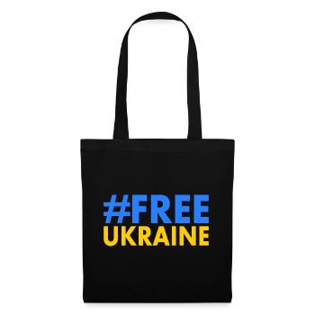 Free ukraine - Sac en tissu - noir - Devant