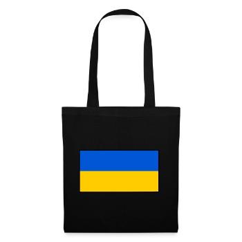 Ukraine - Stoffbeutel - Schwarz - Vorne