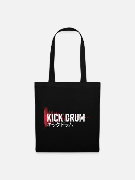 Kick Drum - キックドラム - Synthesizer - Stoffbeutel - Schwarz