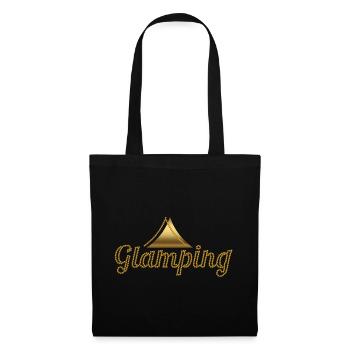 glamping gold - Tote Bag - black - Front