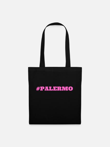 #Palermo Sizilien Italien - Stoffbeutel - Schwarz