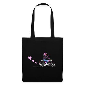 Simson Girl - Stoffbeutel - Schwarz - Vorne