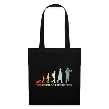 Évolution de l’apiculteur - Sac en tissu - noir - Devant