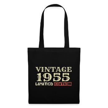 1955 Vintage: 69th Anniversary Unique Retro Gift - Tote Bag - black - Front