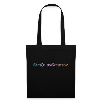 Heraclitus: hope for what seems hopeless - Tote Bag - black - Front