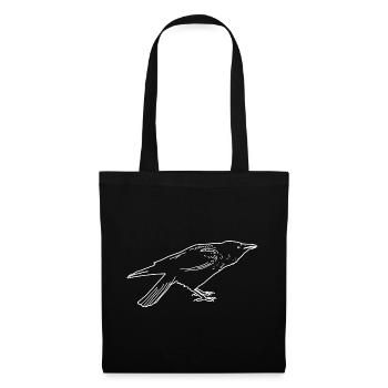 Crow linears - Tote Bag - black - Front