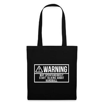Handball - Stoffbeutel - Schwarz - Vorne