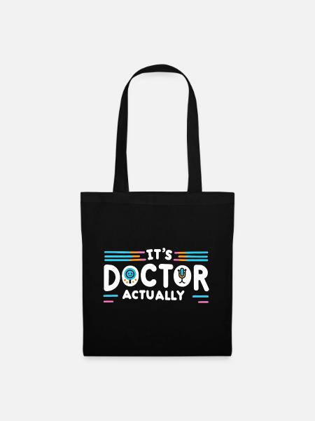 It's Doctor Actually 12 - Stoffbeutel - Schwarz