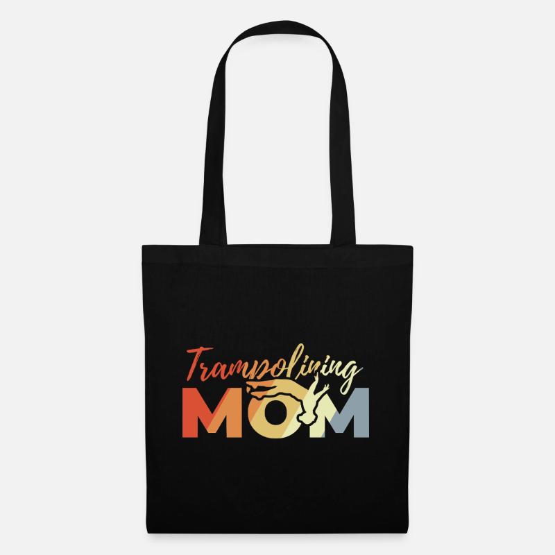 Trampolin Mama - Stoffbeutel - Schwarz