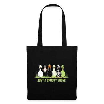 Just A Spooky Goose Halloween Vibes - Tote Bag - black - Front