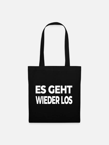 Arbeit - Stoffbeutel - Schwarz