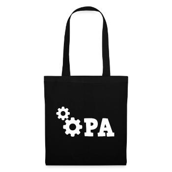Grandpa Gear Repair - Mechanic Repair Car - Tote Bag - black - Front