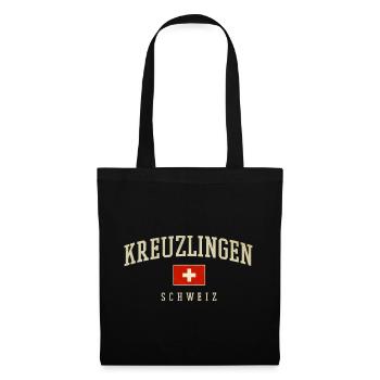 Kreuzlingen Switzerland Emblem - Tote Bag - black - Front