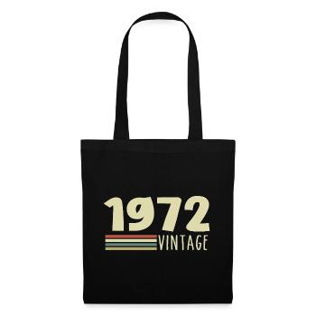 1972-Anniversary-1972-Retro-1972 - Tote Bag - black - Front