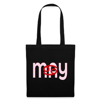 Birthday May - Zodiac Sign Cancer - Tote Bag - black - Front