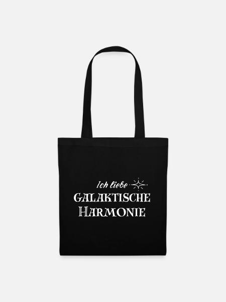 HARMONIE – Galaktisches Statement Mode - Stoffbeutel - Schwarz