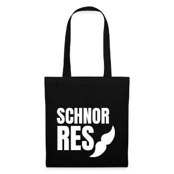 Schnorres - Stoffbeutel - Schwarz - Vorne