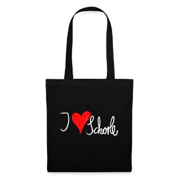 I love Schorle2 - Stoffbeutel - Schwarz - Vorne