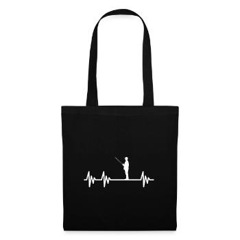 Pêcheur pêcheur pêcheur pêcheur pêcheur pêcheur pêcheur Heil - Sac en tissu - noir - Devant